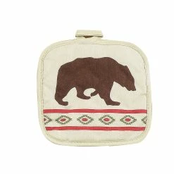 Deals ⭐ HiEnd Accents 1 PC Aztec Bear Printed Pot Holder ⭐