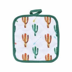 Discount 🎁 HiEnd Accents 1 PC Colorful Cactus Printed Pot Holder 🎉