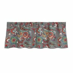 Deals ⌛ HiEnd Accents Abbie Quilted Valance Grey 😍 -HiEnd Accents shop Abbie Quilted Valance 3