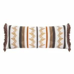 Deals ❤️ HiEnd Accents Aria Embroidery Lumber Pillow - Multi Color 🤩