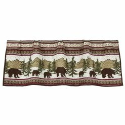Outlet 🎉 HiEnd Accents Bear Trail Quilted Valance, 56x18 🎉