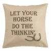 Discount ✔️ HiEnd Accents Burlap Western Phrase Pillow, 22x22 😍 -HiEnd Accents shop Burlap Western Phrase Pillow2C 22x22 1