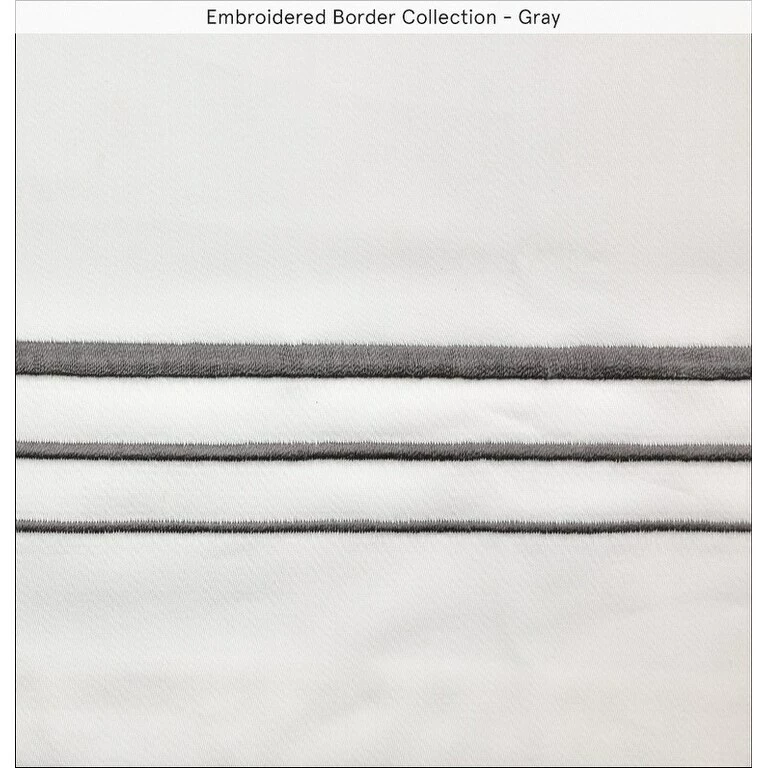 Wholesale 🌟 HiEnd Accents Embroidered Border 350TC Modern Urban 4 Piece Sheet Set Gray 🛒 10 Wholesale 🌟 HiEnd Accents Embroidered Border 350TC Modern Urban 4 Piece Sheet Set Gray 🛒 - Image 8