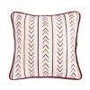Wholesale 👍 HiEnd Accents Embroidered Pillow With Stripe Embroidery Detail, 18x18 💯 -HiEnd Accents shop Embroidered pillow with stripe embroidery detail2C 18x18 1