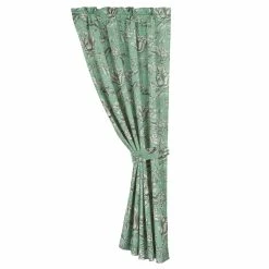 Discount 😍 HiEnd Accents Floral Curtain With Tieback, 48"X84" 🎁