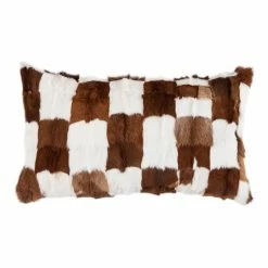 Discount 🤩 HiEnd Accents Goat Patched Hide Pillow, 16x26 🔥
