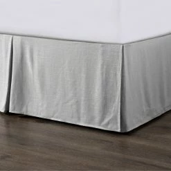 Discount 👍 HiEnd Accents Hera Tailored Linen Bed 👗 Skirt Sage ❤️ -HiEnd Accents shop Hera Tailored Linen Bed Skirt 4