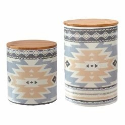 Brand new 🎉 HiEnd Accents 2 PC Desert Sage Canister Set 🥰