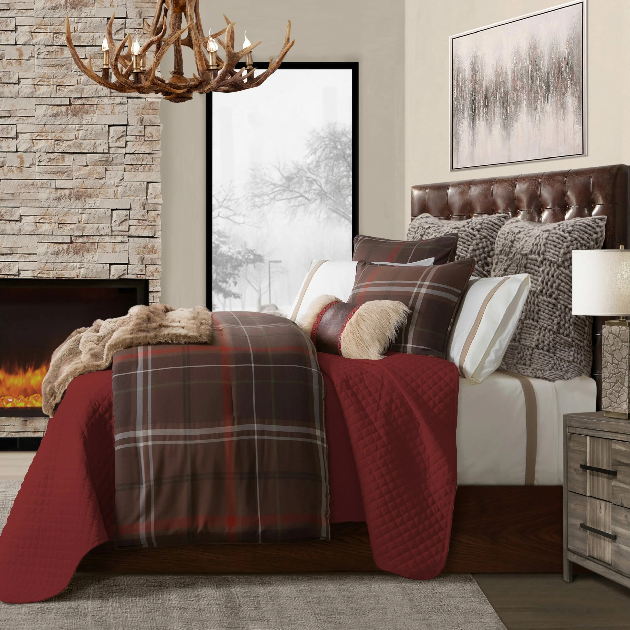 New 🎁 HiEnd Accents 2 PC Jackson Comforter Set, Twin 🔥 4 New 🎁 HiEnd Accents 2 PC Jackson Comforter Set, Twin 🔥 - Image 2