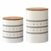 Outlet ❤️ HiEnd Accents 2 PC Small Aztec Design Canister Set 😍