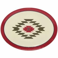 Brand new ⭐ HiEnd Accents Aztec Bear Melamine Serving Platter, 1 Pc 😀