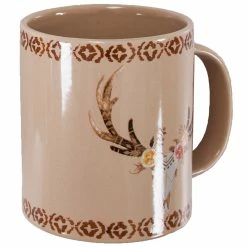 Top 10 😉 HiEnd Accents Bohemian Skull And Floral 4 Piece Mug Set 🔔