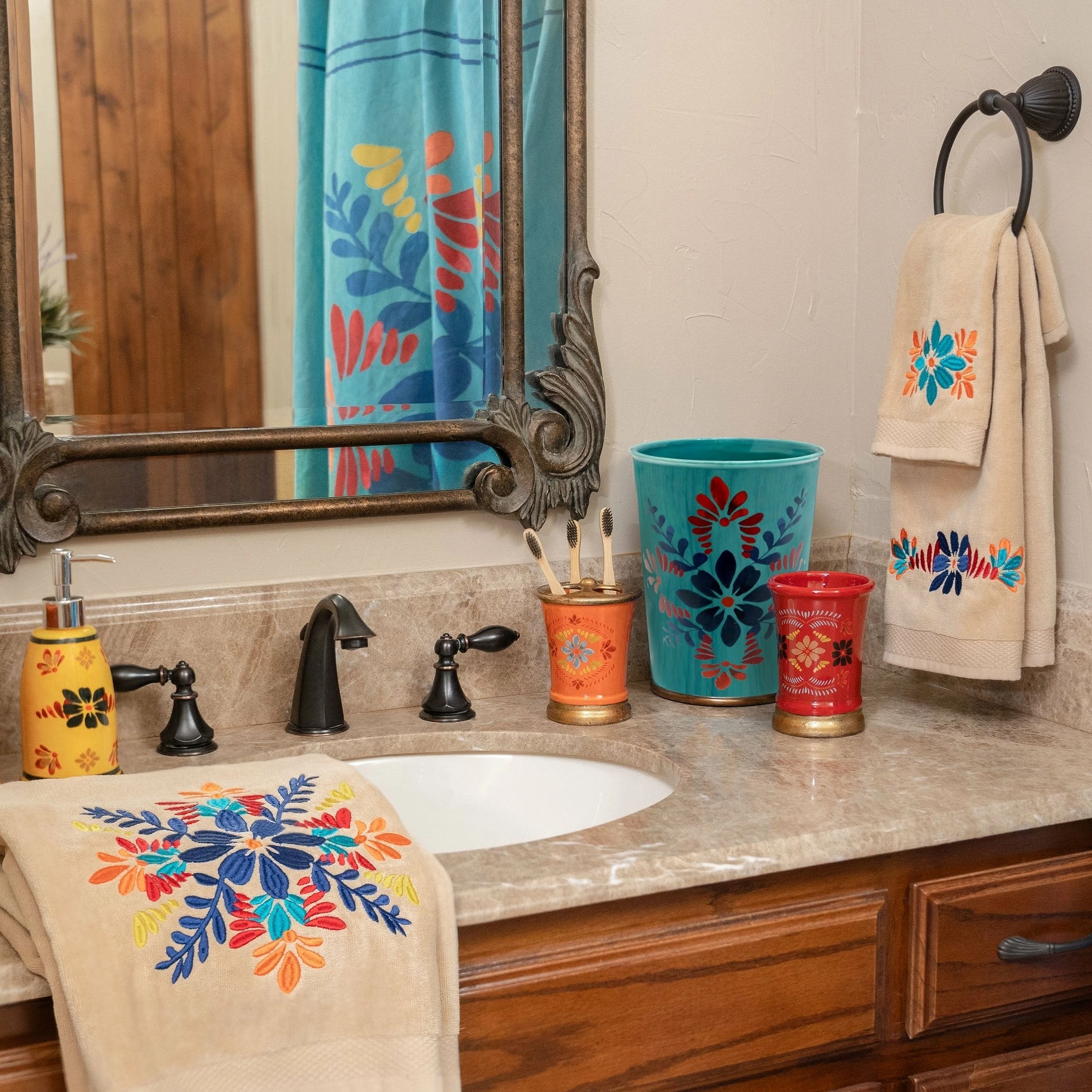 Coupon ๐ฅ HiEnd Accents Bonita 8-PC Bath Accessary And Towel Set - Multi ๐ฅฐ 3 Coupon ๐ฅ HiEnd Accents Bonita 8-PC Bath Accessary And Towel Set - Multi ๐ฅฐ