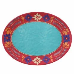 New 🛒 HiEnd Accents Bonita Melamine Collection Serving Platter, 1 PC 😉