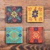 Brand new 🥰 HiEnd Accents Bonita Talavera Design Coasters, Set Of 4 PC 🎉 -HiEnd Accents shop HiEnd Accents Bonita Talavera Design Coasters2C Set of 4 PC