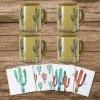 Top 10 💯 HiEnd Accents Cactus Coffee Mug And Coaster 8 PC Set 💯 -HiEnd Accents shop HiEnd Accents Cactus Coffee Mug and Coaster 8 PC Set