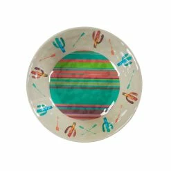 Brand new 🥰 HiEnd Accents Cactus Design Melamine Bowl, 4 PC 💯