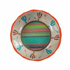 Budget 👏 HiEnd Accents Cactus Design Melamine Serving Bowl, 1 Pc 🔔