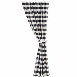 Best deal 🤩 HiEnd Accents Camille Buffalo Check Curtain Set, 48"x96" 🌟