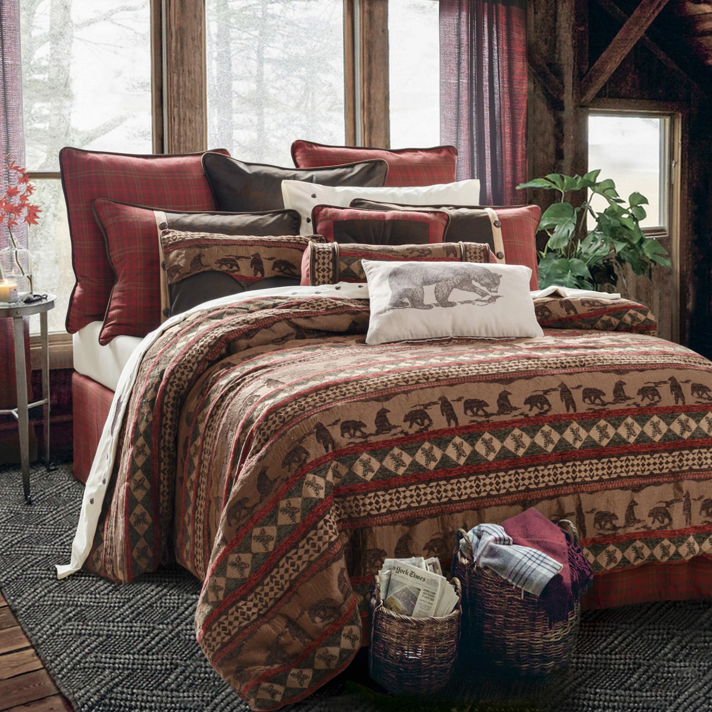 Flash Sale π HiEnd Accents Cascade Lodge Comforter Set π 3 Flash Sale π HiEnd Accents Cascade Lodge Comforter Set π