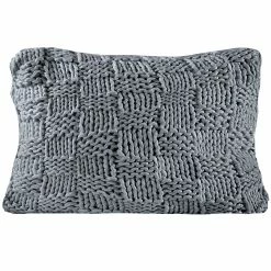 Buy 💯 HiEnd Accents Chess Knit Dutch Euro Pillow, 28"x38" Navy 👏 -HiEnd Accents shop HiEnd Accents Chess Knit Dutch Euro Pillow2C 2822x3822 5