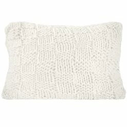 Buy 💯 HiEnd Accents Chess Knit Dutch Euro Pillow, 28"x38" Navy 👏 -HiEnd Accents shop HiEnd Accents Chess Knit Dutch Euro Pillow2C 2822x3822 6