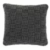 Promo ✨ HiEnd Accents Chess Knit Euro Pillow, 27"x27" Slate ⭐ -HiEnd Accents shop HiEnd Accents Chess Knit Euro Pillow2C 2722x2722 1