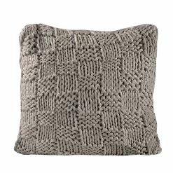 Promo ✨ HiEnd Accents Chess Knit Euro Pillow, 27"x27" Slate ⭐ -HiEnd Accents shop HiEnd Accents Chess Knit Euro Pillow2C 2722x2722 6