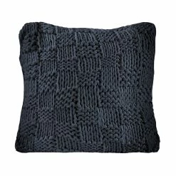 Cheap 🧨 HiEnd Accents Chess Knit Euro Sham, 27"x27" Black 🥰 -HiEnd Accents shop HiEnd Accents Chess Knit Euro Sham2C 2722x2722 2