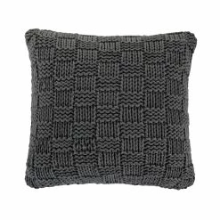 Cheap 🧨 HiEnd Accents Chess Knit Euro Sham, 27"x27" Black 🥰 -HiEnd Accents shop HiEnd Accents Chess Knit Euro Sham2C 2722x2722 4