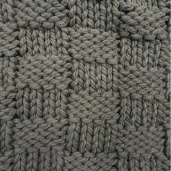 Cheapest 👍 HiEnd Accents Chess Knit Throw, 50"x60" Slate 😉 -HiEnd Accents shop HiEnd Accents Chess Knit Throw2C 5022x6022 12