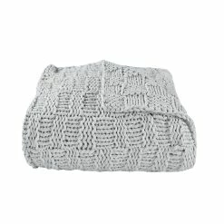 Cheapest 👍 HiEnd Accents Chess Knit Throw, 50"x60" Slate 😉 -HiEnd Accents shop HiEnd Accents Chess Knit Throw2C 5022x6022 4