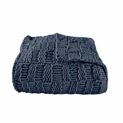 Cheapest 👍 HiEnd Accents Chess Knit Throw, 50"x60" Slate 😉 -HiEnd Accents shop HiEnd Accents Chess Knit Throw2C 5022x6022 8