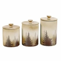 Flash Sale ⭐ HiEnd Accents Clearwater Pines 3-Piece Canister Set ✔️