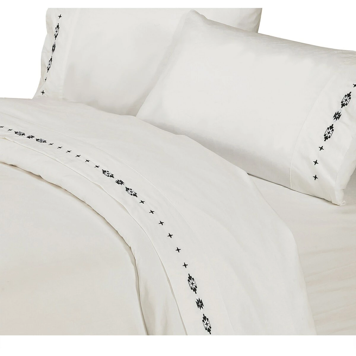 Best deal π₯° HiEnd Accents Embroidered Southwestern Bed Sheet Set Cream π 3 Best deal π₯° HiEnd Accents Embroidered Southwestern Bed Sheet Set Cream π