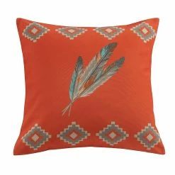 Best Pirce ❤️ HiEnd Accents Feather Outdoor Pillow, 20x20 🎉