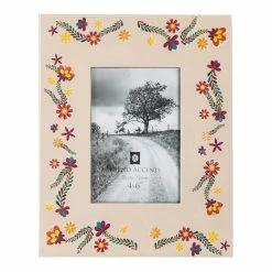 Best reviews of ⌛ HiEnd Accents Frame With Painted Floral, 4x6 😀