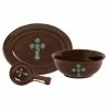 Best Sale 🥰 HiEnd Accents Hand Painted Cross 3 Piece Serving Set 🥰 -HiEnd Accents shop HiEnd Accents Hand Painted Cross 3 Piece Serving Set 7260aa20 5c05 443a b7e6 c2326e8a8dec