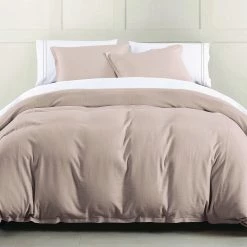 Cheap 🛒 HiEnd Accents Hera Washed Linen Flange Duvet Cover Set, 3PC Sage ❤️ -HiEnd Accents shop HiEnd Accents Hera Washed Linen Flange Duvet Cover Set2C 3PC 13