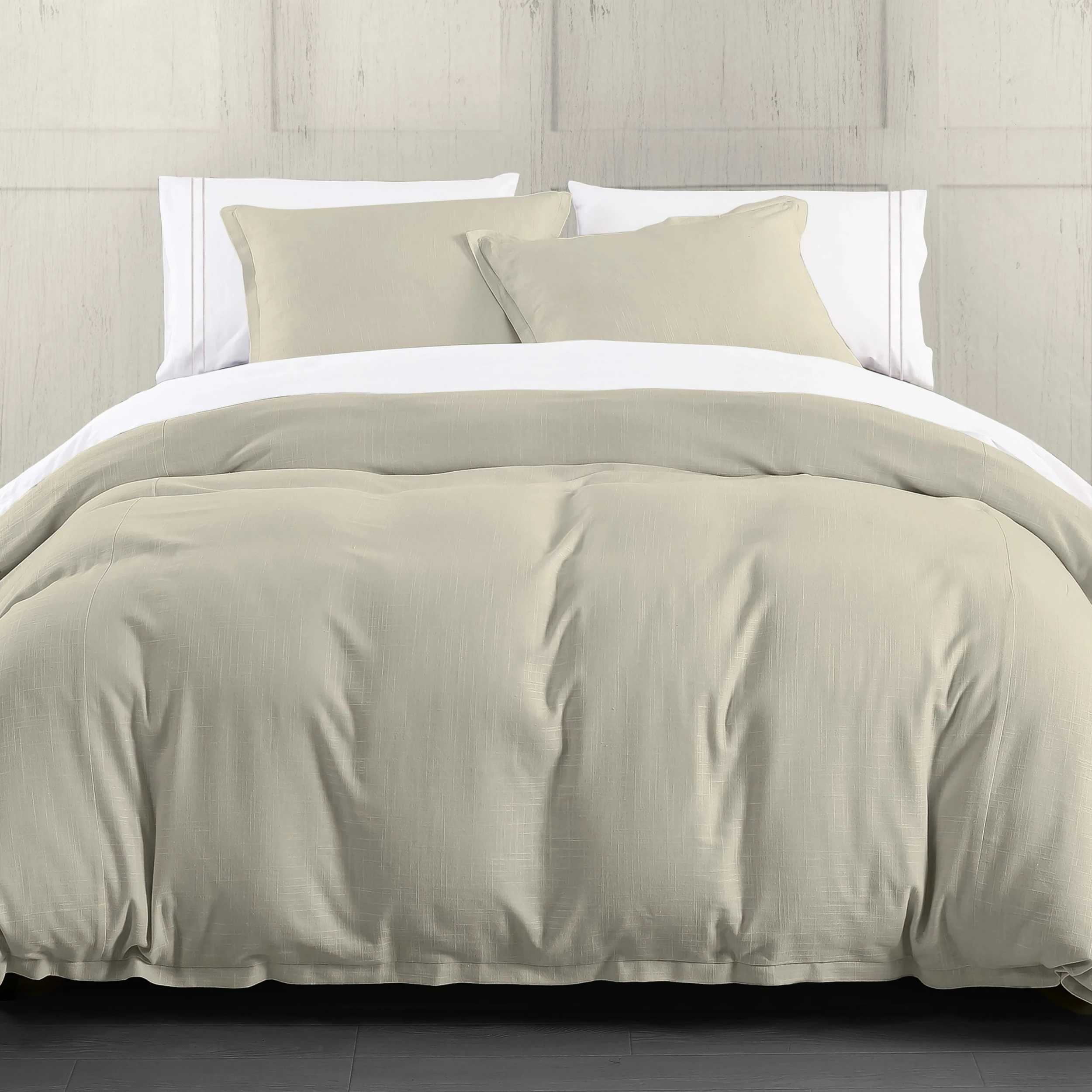 Buy 𧨠HiEnd Accents Hera Washed Linen Flange Duvet Cover, 1PC Sage π― 7 Buy 𧨠HiEnd Accents Hera Washed Linen Flange Duvet Cover, 1PC Sage π― - Image 5