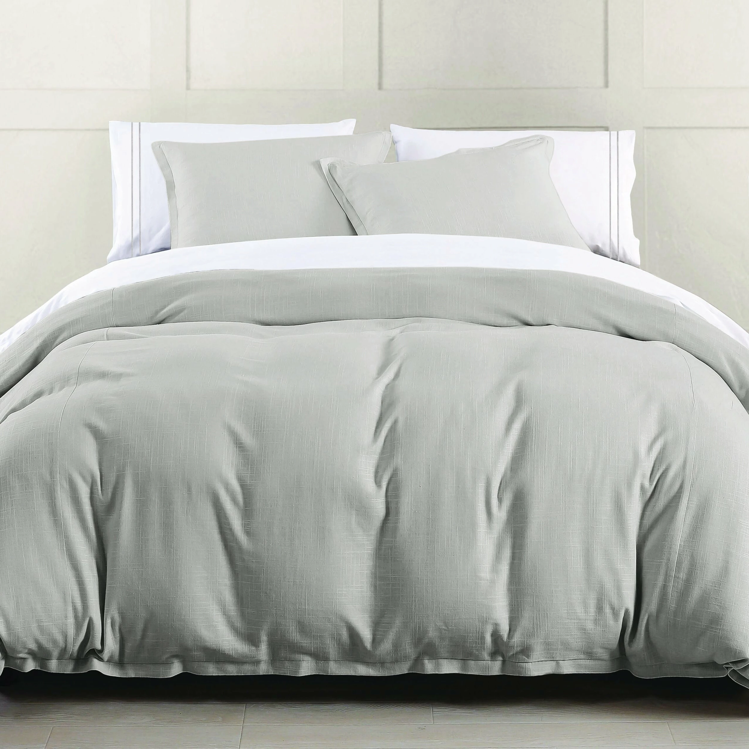 Buy 𧨠HiEnd Accents Hera Washed Linen Flange Duvet Cover, 1PC Sage π― 10 Buy 𧨠HiEnd Accents Hera Washed Linen Flange Duvet Cover, 1PC Sage π― - Image 8
