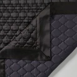 Hot Sale 🔥 HiEnd Accents High Shine Satin Quilt, 1PC Navy 😍 -HiEnd Accents shop HiEnd Accents High Shine Satin Quilt2C 1PC 7