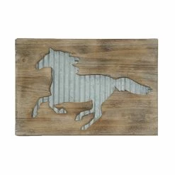 Cheapest 🛒 HiEnd Accents Horse Galvanized Metal Wall Hanging ✔️