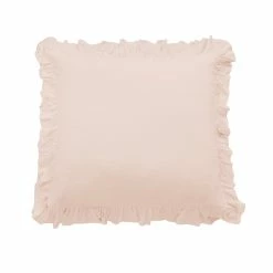 Best Sale 🥰 HiEnd Accents Lily Washed Linen Ruffled Euro Sham, 27"x27" Gray 🔔 -HiEnd Accents shop HiEnd Accents Lily Washed Linen Ruffled Euro Sham2C 2722x2722 7