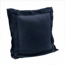 Cheapest ⌛ HiEnd Accents Luna Double Flanged Washed Linen Pillow, 20"x20" White 🧨 -HiEnd Accents shop HiEnd Accents Luna Double Flanged Washed Linen Pillow2C 2022x2022 4