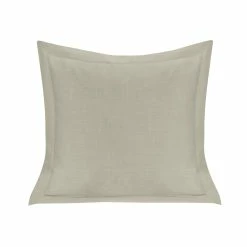 HiEnd Accents shop 4 Buy ๐งจ HiEnd Accents Luna Single Flanged Washed Linen Pillow, 20"x20" Gray ๐