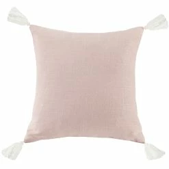 New 🌟 HiEnd Accents Luna Washed Linen Tasseled Square Pillow, 18"x18" Slate 🔔 -HiEnd Accents shop HiEnd Accents Luna Washed Linen Tasseled Square Pillow2C 1822x1822 4
