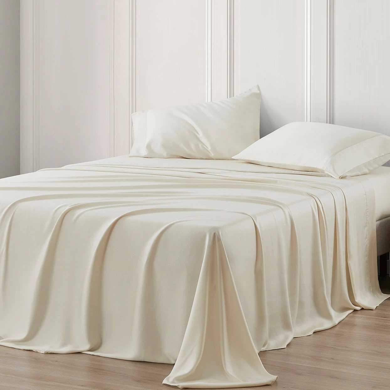 Wholesale π― HiEnd Accents Lyocell Sheet Set, 4PC Ivory π 12 Wholesale π― HiEnd Accents Lyocell Sheet Set, 4PC Ivory π - Image 10