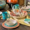 Flash Sale 😀 HiEnd Accents Melamine Feather 14 Piece Set 😀 -HiEnd Accents shop HiEnd Accents Melamine Feather 14 Piece Set