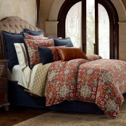 Budget 😍 HiEnd Accents Melinda Washed Linen Duvet Cover Set, 3PC 🌟